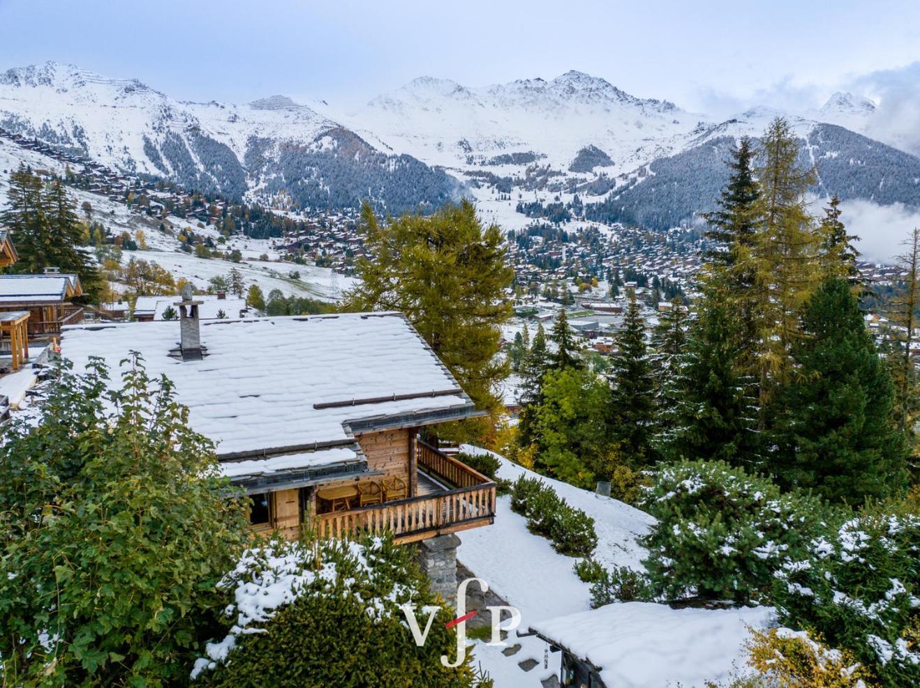 L'Alouvy Winter Dream Chalet For Family At Verbier Villa Buitenkant foto