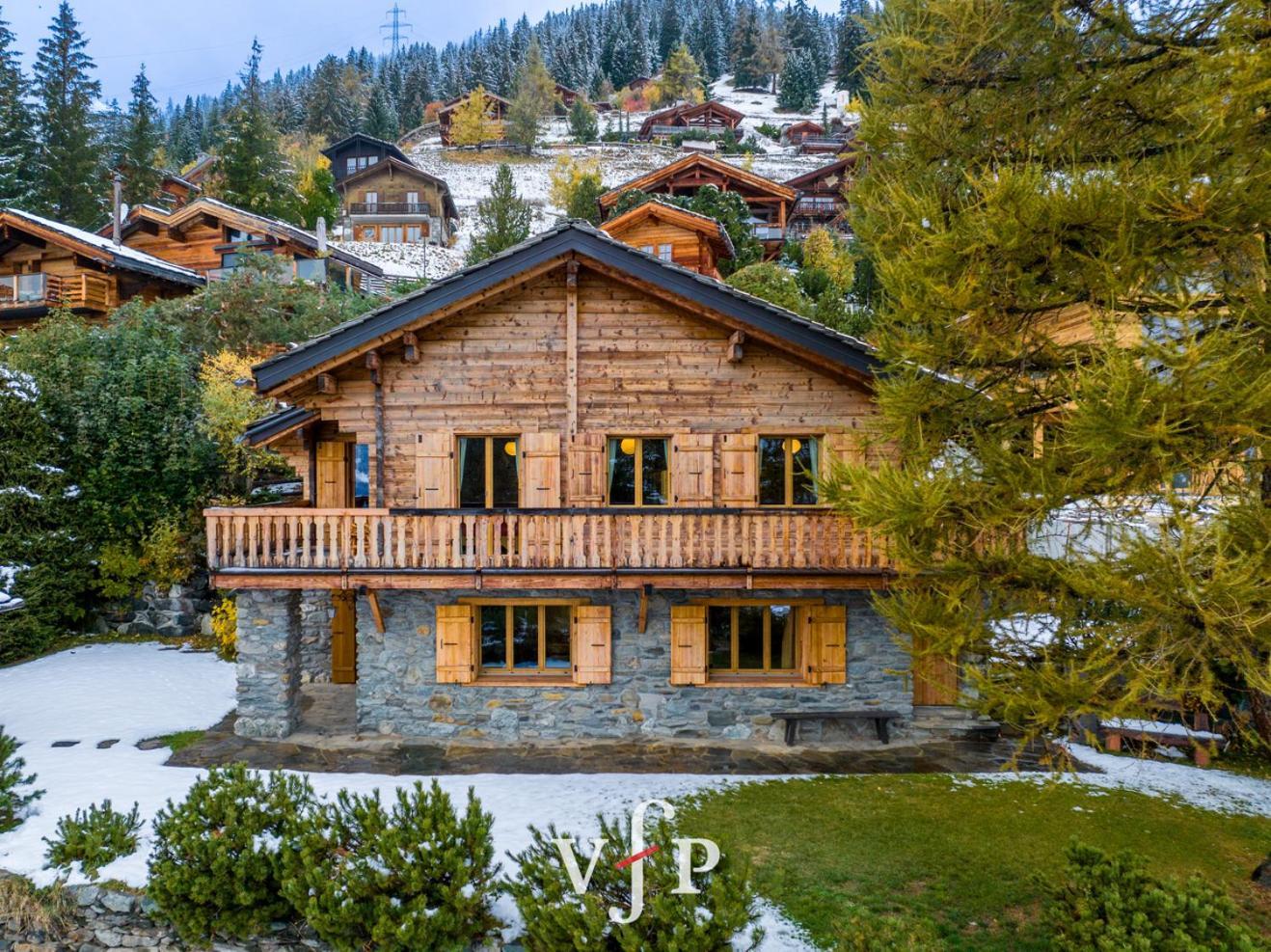 L'Alouvy Winter Dream Chalet For Family At Verbier Villa Buitenkant foto