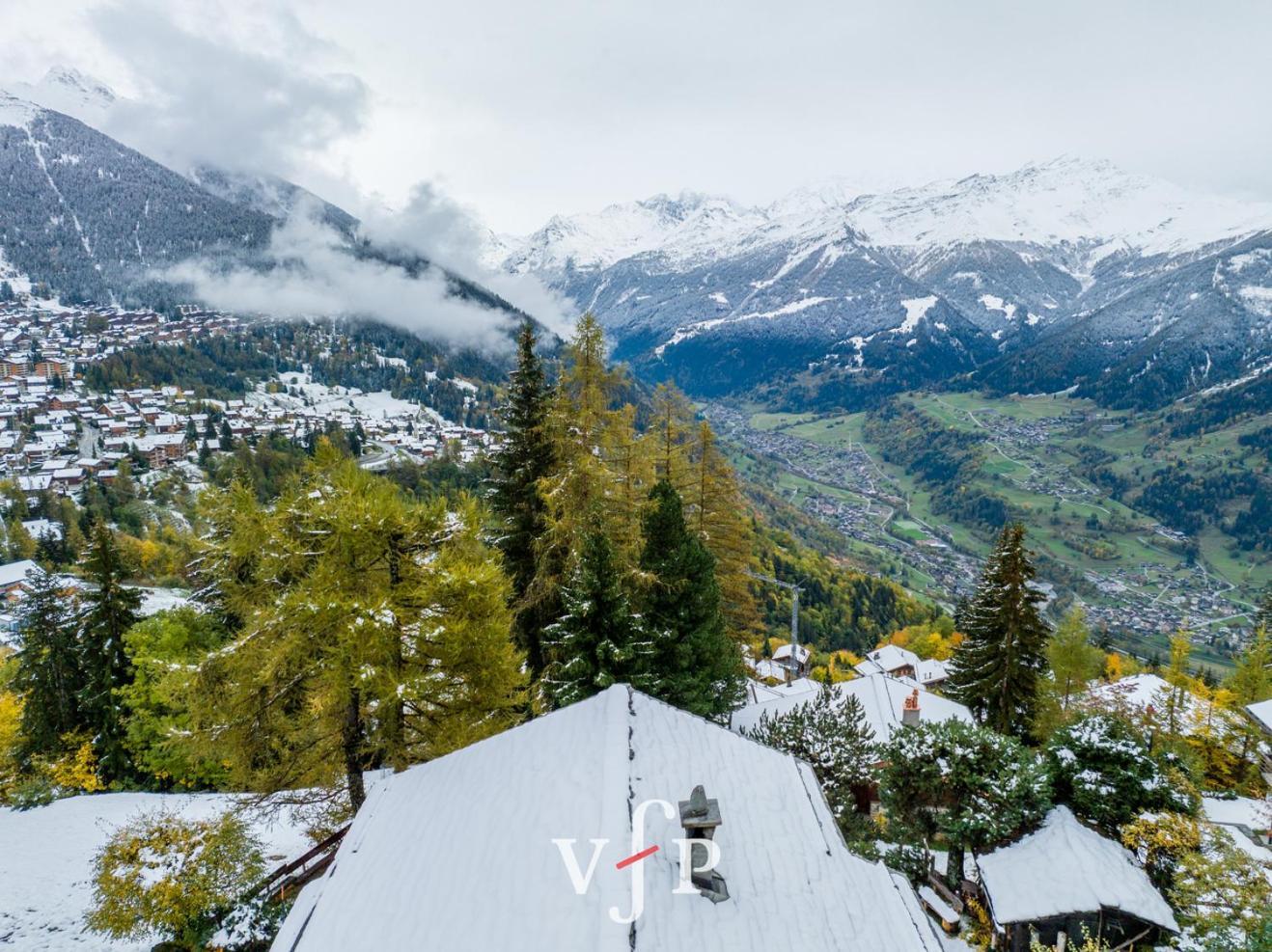 L'Alouvy Winter Dream Chalet For Family At Verbier Villa Buitenkant foto