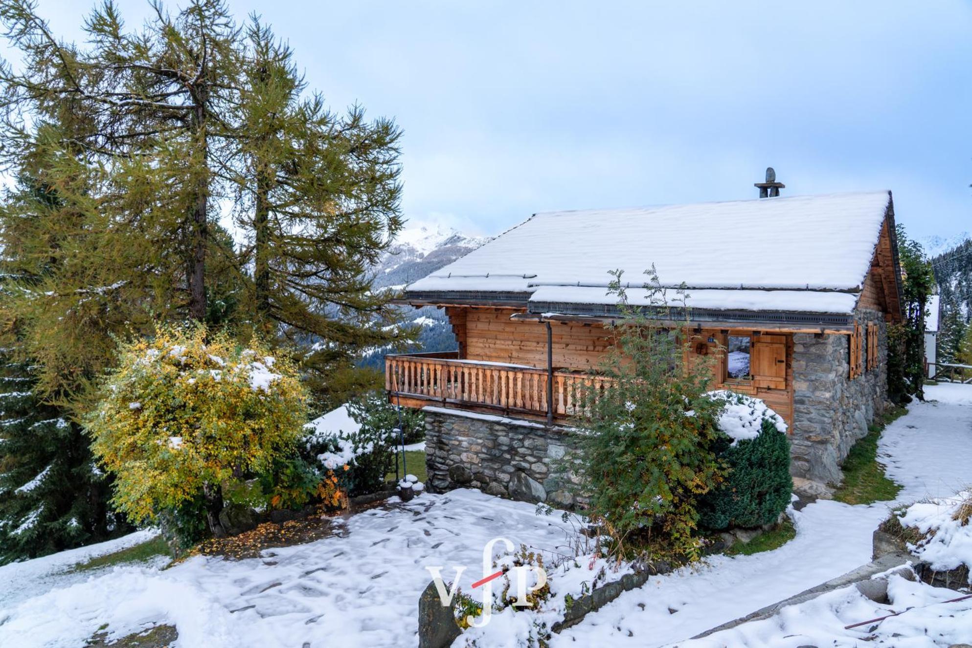 L'Alouvy Winter Dream Chalet For Family At Verbier Villa Buitenkant foto